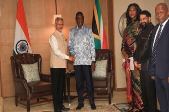 "Deeply committed to relationship and friendship with India", says S. African Dy President Mashatile at meeting with EAM Jaishankar