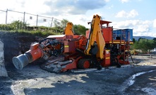 The prototype of Joy Global's DynaCut machine, which is believed to be preparing to start trials at a mine site