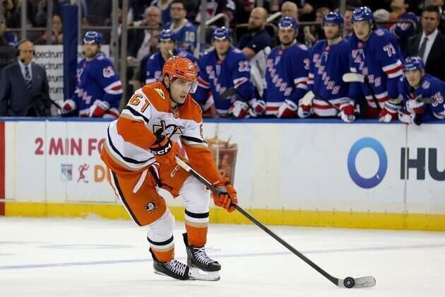 Cutter Gauthier's two goals lift Ducks over Rangers