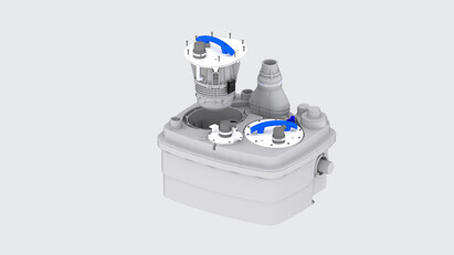The world's first brushless industrial pump from Saniflo 