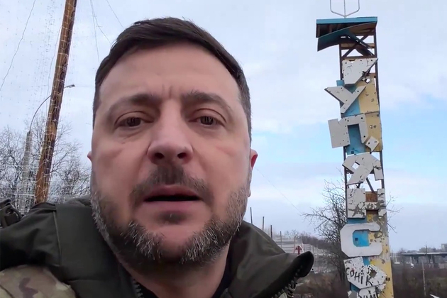 "Thank you to each and every warrior," says Zelenskyy as he visits front-line at Kupyansk