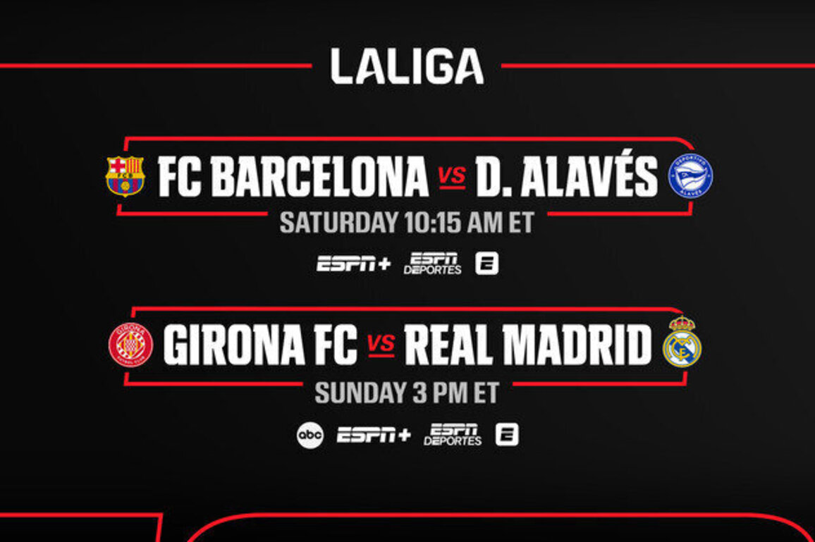 LALIGA's Real Madrid returns to ABC for second straight Sunday