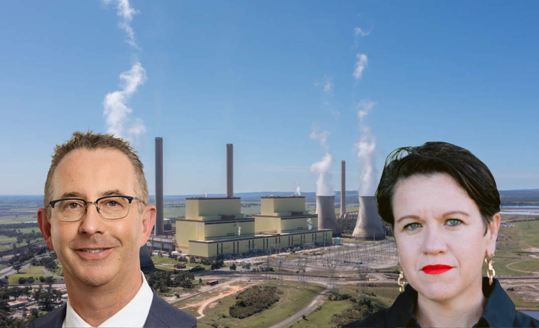 AGL lifts clean energy target as critics say plan lacks real ambition. Pictured AGL CEO Damien Nicks and ACCR executive director