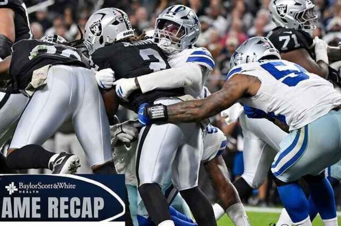 Game Recap: Cowboys dominate Raiders 33-16