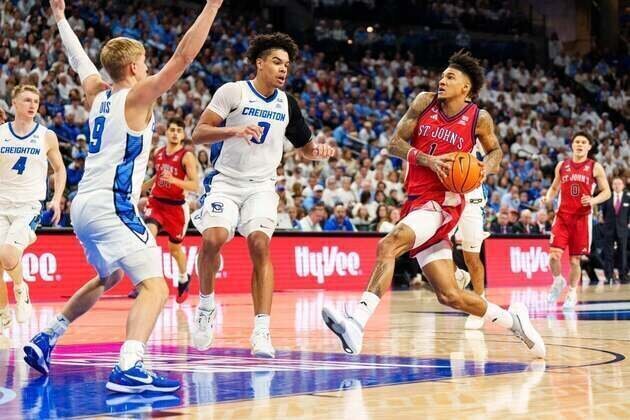 No. 17 St. John's wants to stop Creighton's upset streak at one