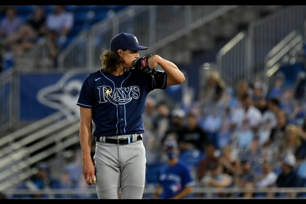 Tyler Glasnow set to return as Rays visit Guardians