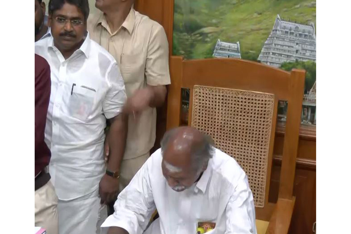 N Rangasamy takes charge as Puducherry CM