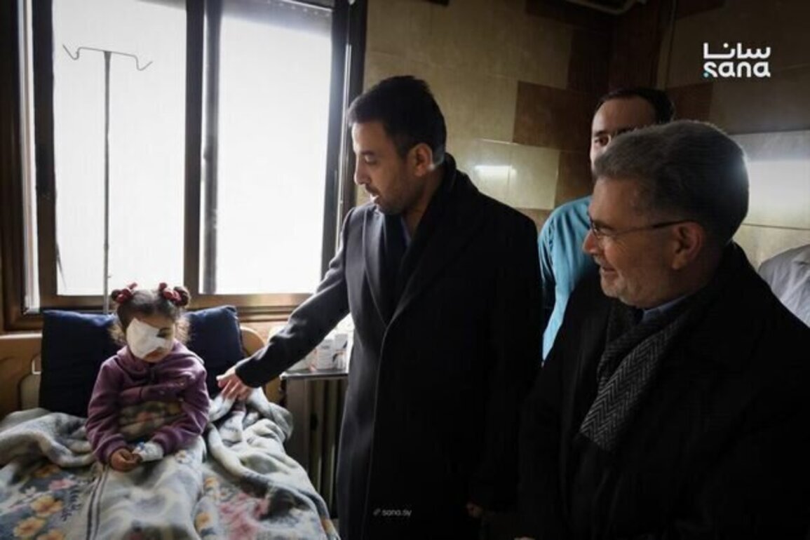 Health Minister visits injured at al-Razi Hospital in Aleppo