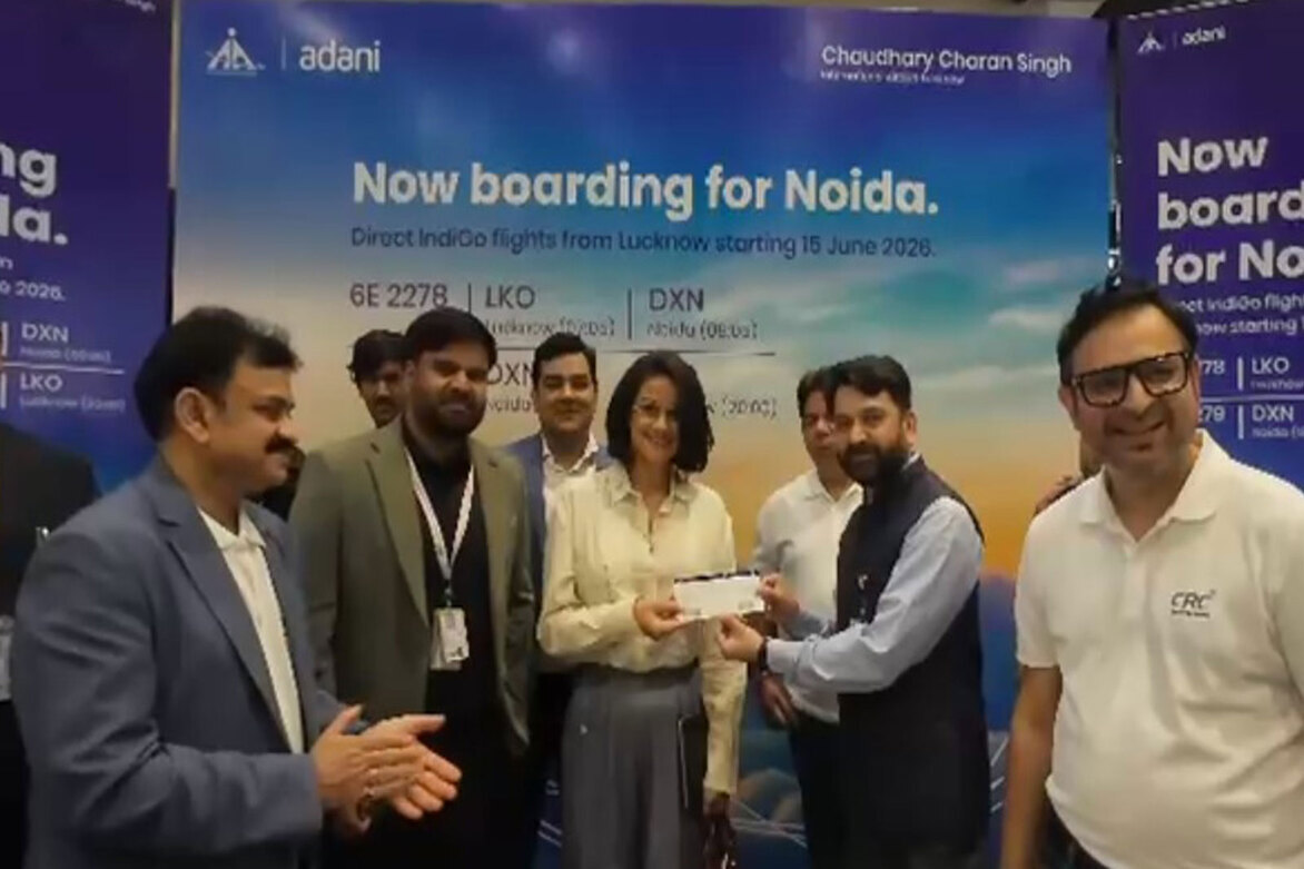 First direct flight between Lucknow and Noida successfully takes off