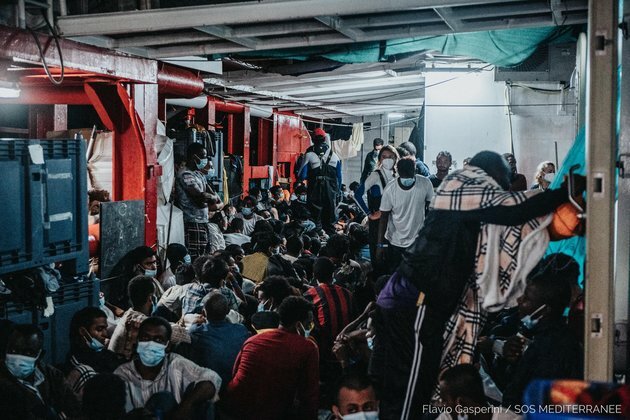Ship Rescues Nearly 200 Migrants Off Libya