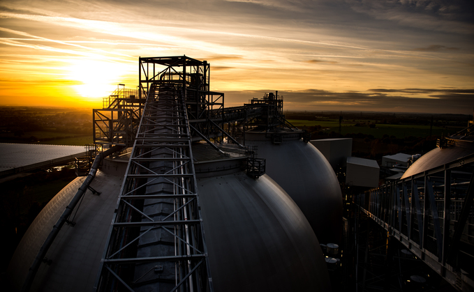 Biomass storage domes at Drax Power Station in Yorkshire | Credit: Drax