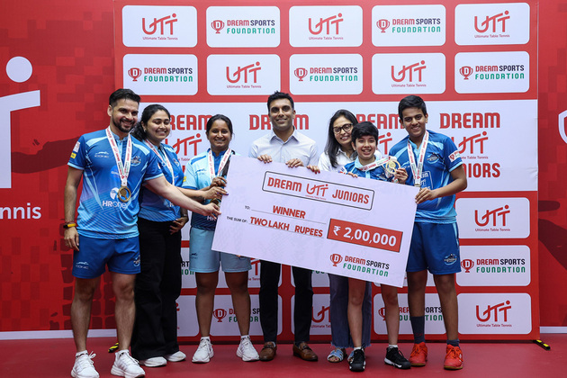 Kolkata Thunder Blades beat U Mumba TT in season 1 of Dream UTT Juniors