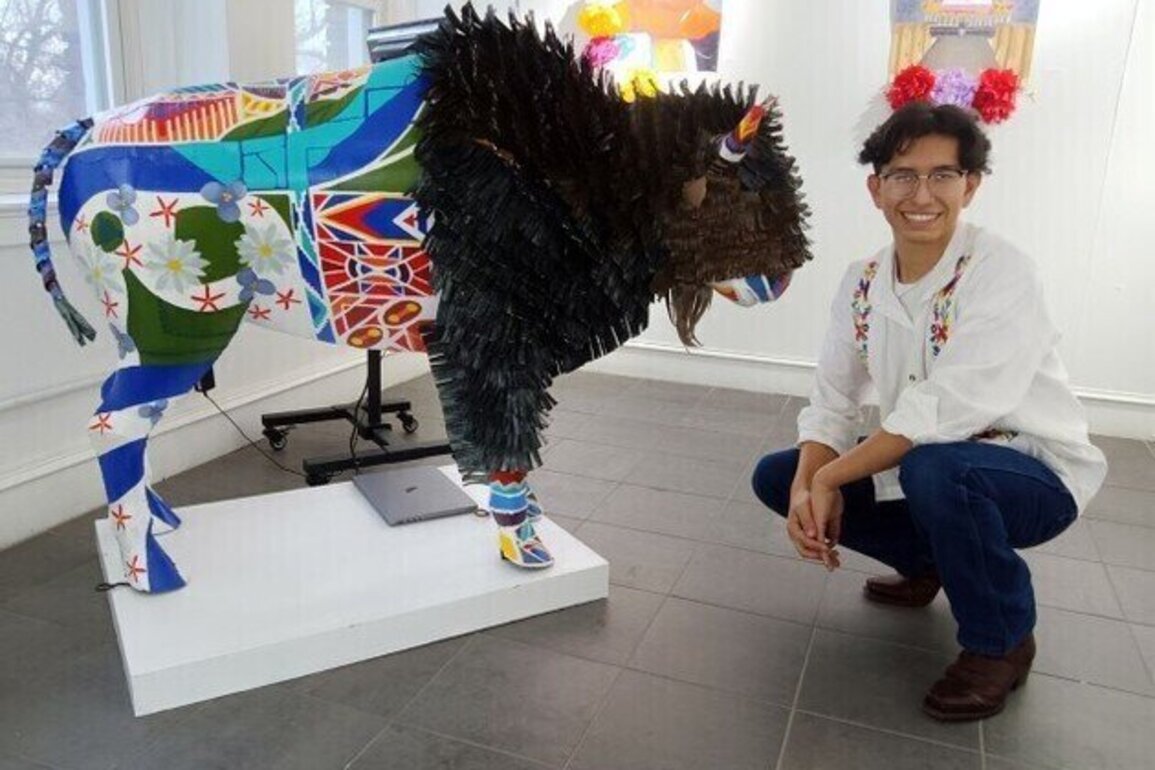 Spirit of the Buffalo: Lamp intern contributes time, talent to local art, history project