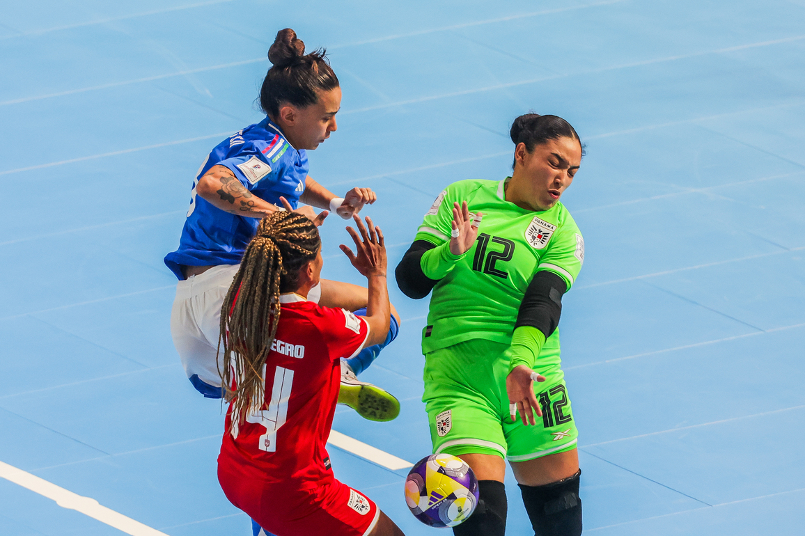 (SP)PHILIPPINES-PASIG CITY-FOOTBALL-FIFA FUTSAL WOMEN'S WORLD CUP 2025-ITA VS PAN