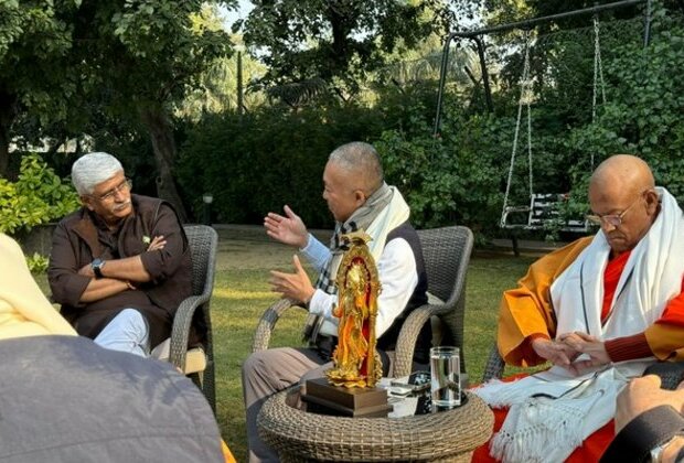 Culture Minister Gajendra Singh Shekhawat meets Mekong Ganga Dhamma Yatra delegation from Thailand in New Delhi