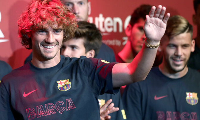 Griezmann 'cried with joy' at Barca move Griezmann 'cried with joy' at Barca move