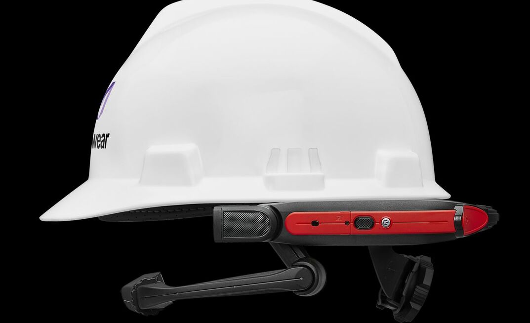 The pairing of Hexagon and RealWear will increase communication and collaboration between operations and maintenance. Photo: RealWear