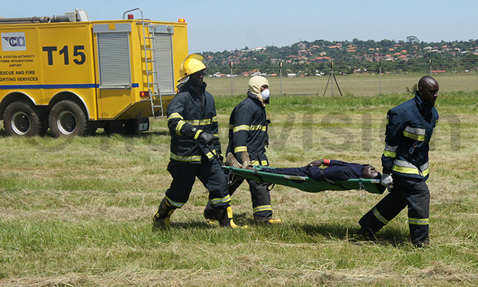 Entebbe Airport conducts full scale emergency exercise Entebbe Airport conducts full scale emergency exercise