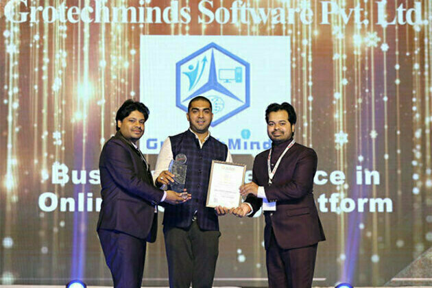 GroTechMinds wins the Indian Trade Award for Business Excellence in Online Learning Platform