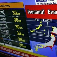 Tsunami warnings are triggering mass evacuations across the Pacific -even though the waves look small. Here's why