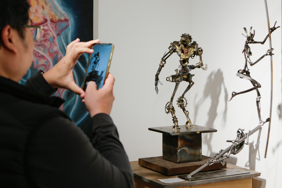CANADA-BURNABY-ART OF RECYCLING-EXHIBITION