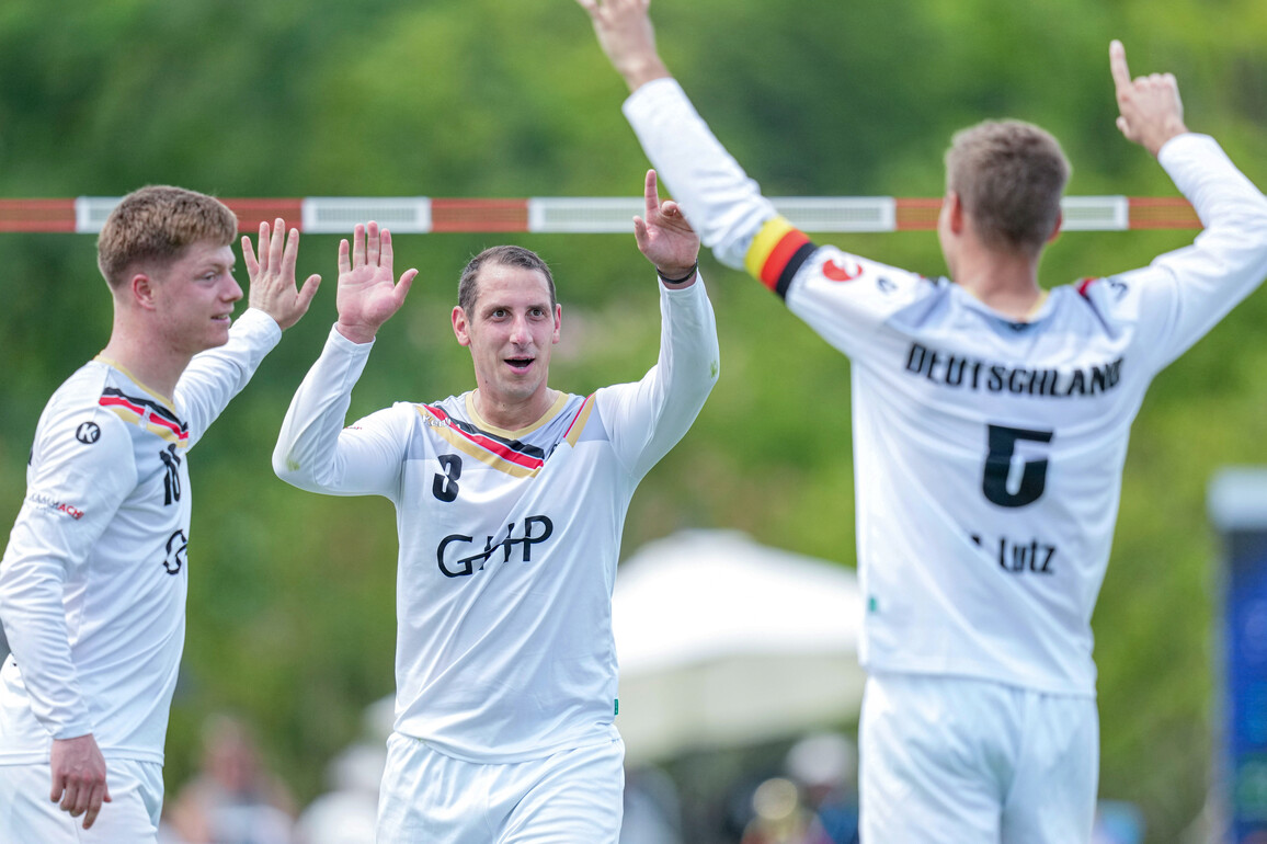 (SP)CHINA-CHENGDU-THE WORLD GAMES 2025-FISTBALL-MEN'S PRELIMINARY ROUND-GER VS BRA (CN)