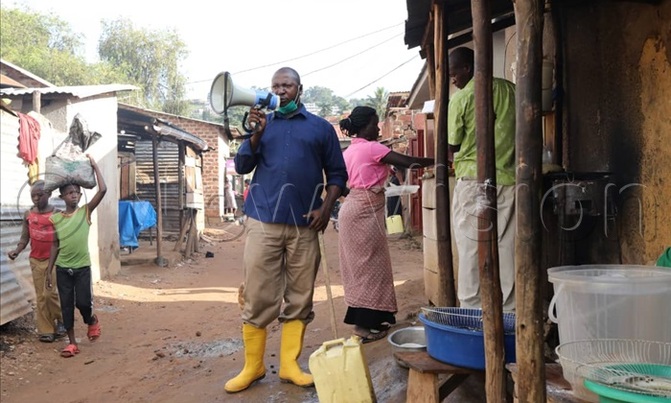 Coronavirus: Kansanga chairman takes the battle to people Coronavirus: Kansanga chairman takes the battle to people