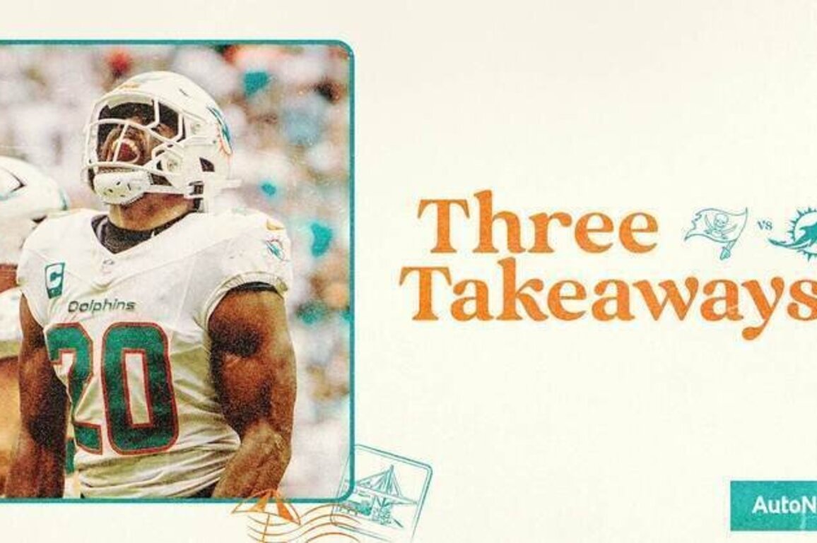 Three Takeaways: Dolphins rookie class shines in win over Buccaneers