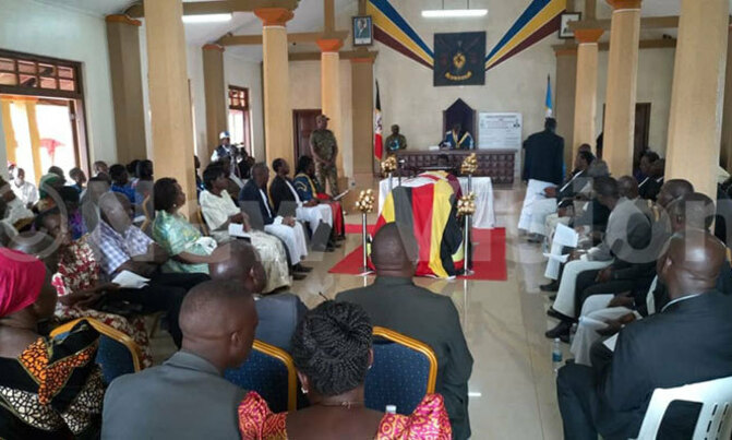 Busoga Lukiiko pays tribute to Bishop Bamwoze Busoga Lukiiko pays tribute to Bishop Bamwoze