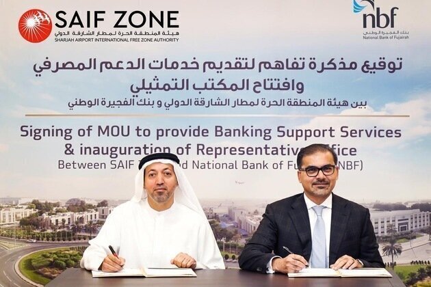 SAIF Zone, National Bank of Fujairah sign MoU to enhance banking access for businesses, investors