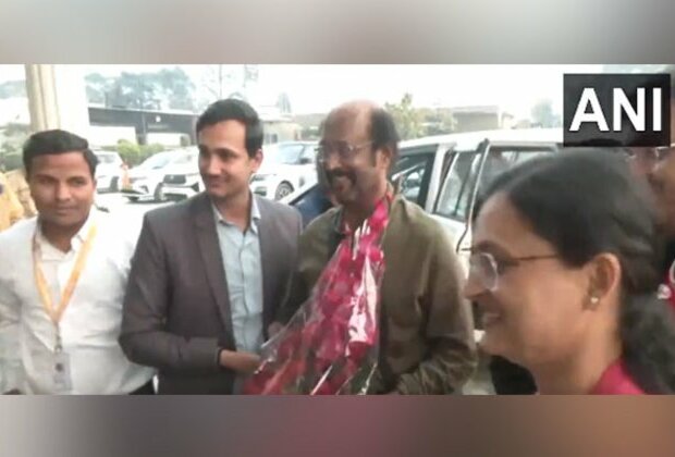 Ahead of Pran Pratishtha ceremony, Rajnikanth reaches hotel in Ayodhya