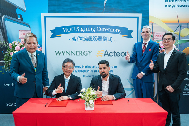 Acteon and Wynnergy Marine have signed a strategic Memorandum of Understanding (MoU) to jointly deliver renewable energy projects across the Taiwanese region