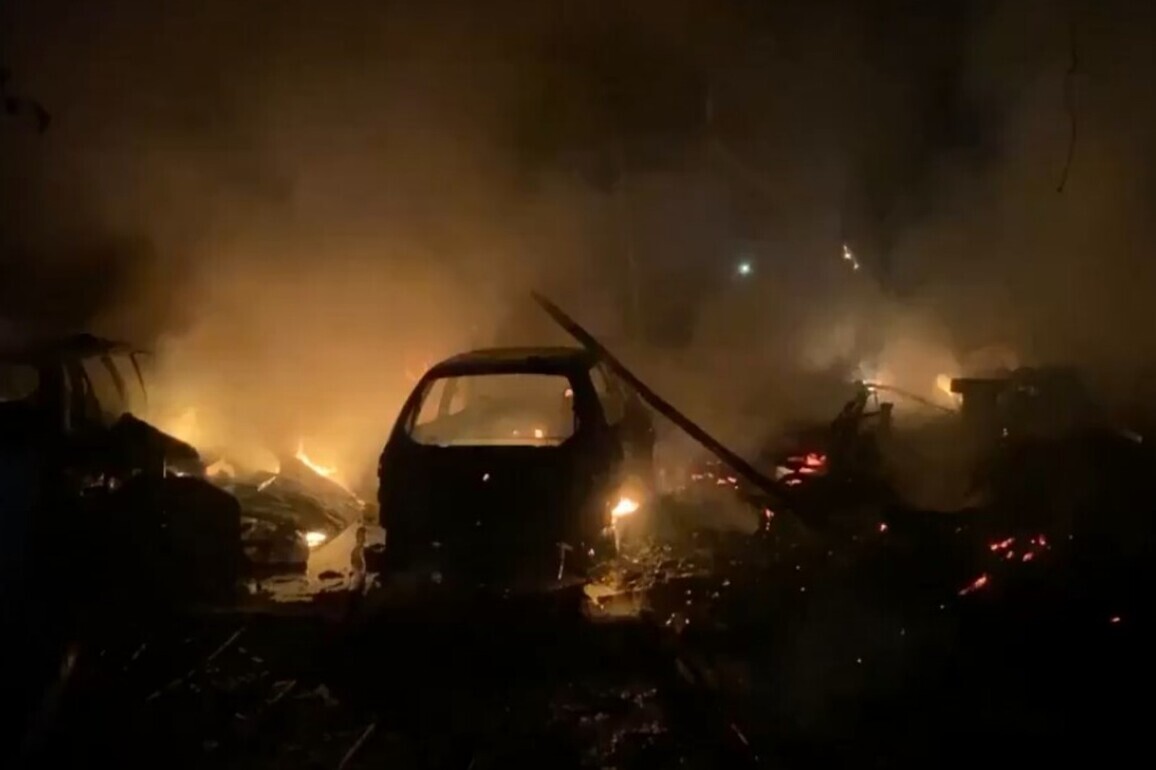 UP: Major fire breaks out at car repair shop in Etawah