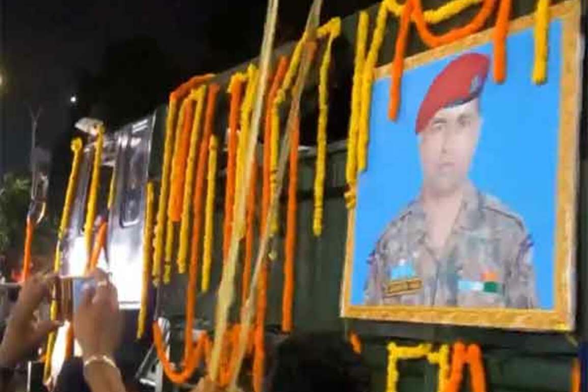 WB: Mortal remains of Army soldier killed in encounter in Udhampur reach home