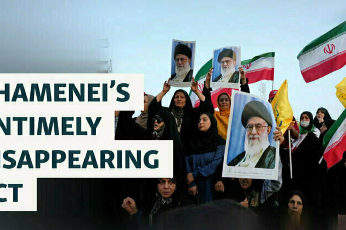 Khameneis Untimely Disappearing Act