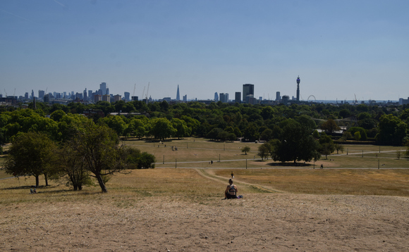 A parched Primrose Hill in London on 7 August | Credit: iStock