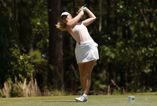 Stephanie Kyriacou jumps in front at ShopRite LPGA Classic