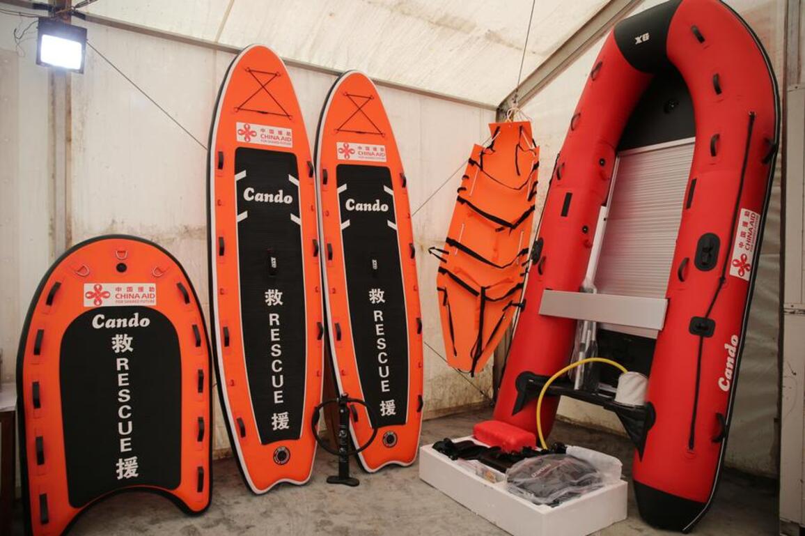 China donates flood rescue equipment to Bangladesh