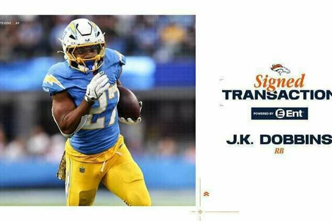 Broncos sign RB J.K. Dobbins