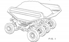 Conceptual drawing of the Autonomous Haulage Vehicle