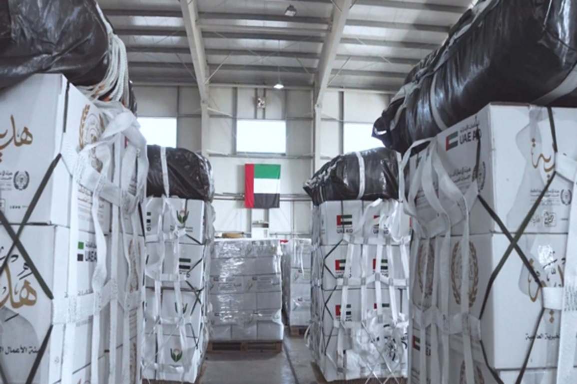 UAE carries out 80th airdrop of humanitarian aid under Birds of Goodness Operation to support Gaza