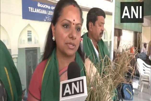 "Utterly failing...": BRS' K Kavitha slams Telangana government amid drought issue
