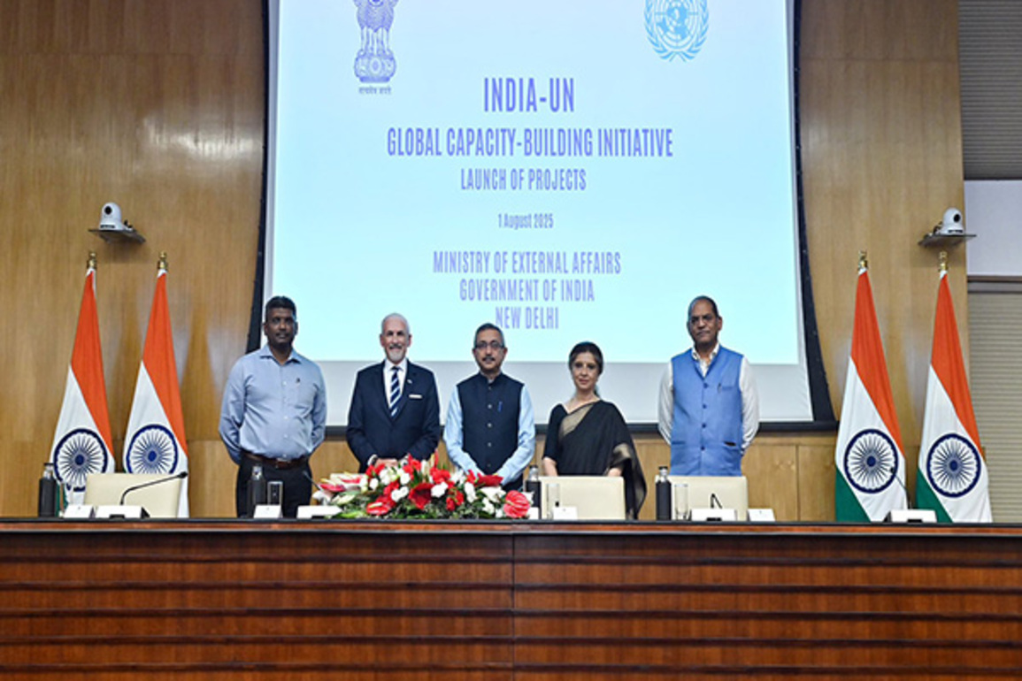 MEA launches 1st tranche of project under "India UN Global Capacity Building Initiative"