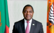 Zambian president Hakainde Hichilema