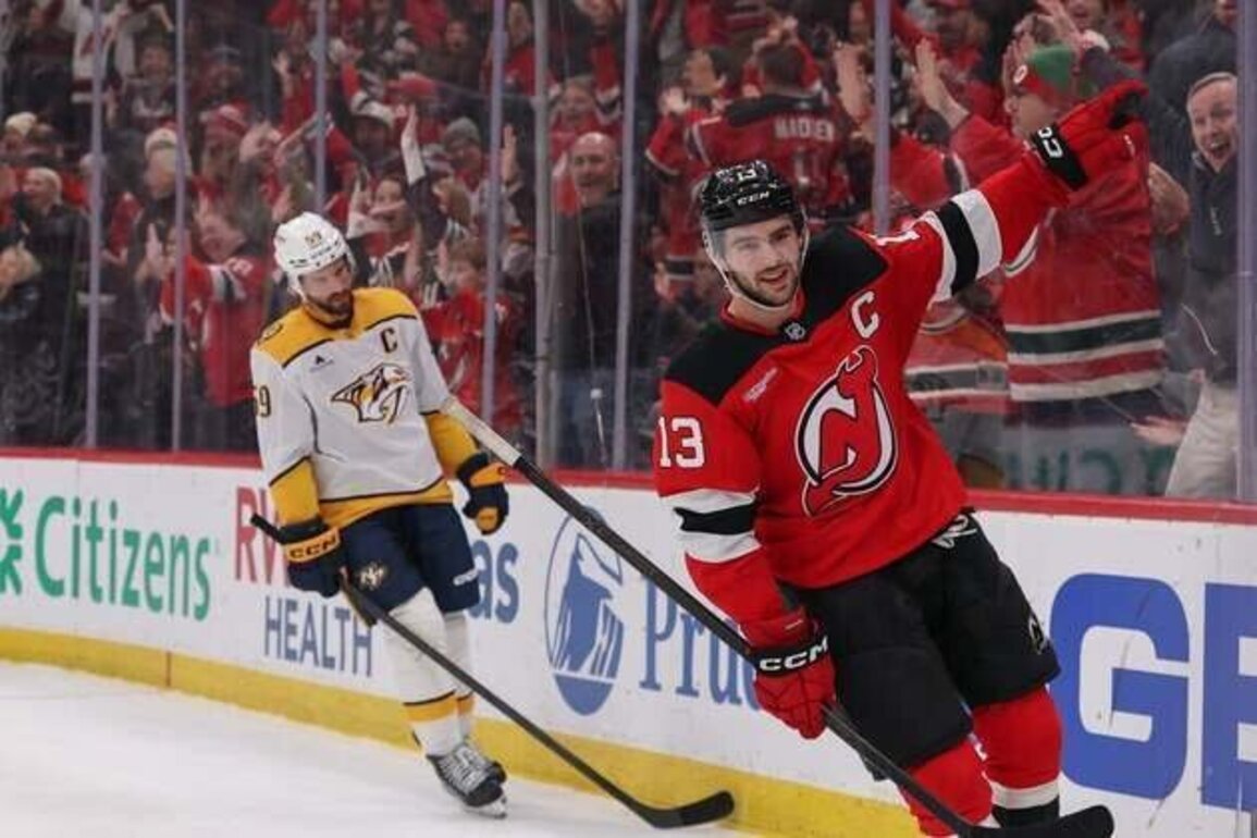 Nico Hischier delivers OT winner, Devils power past Predators