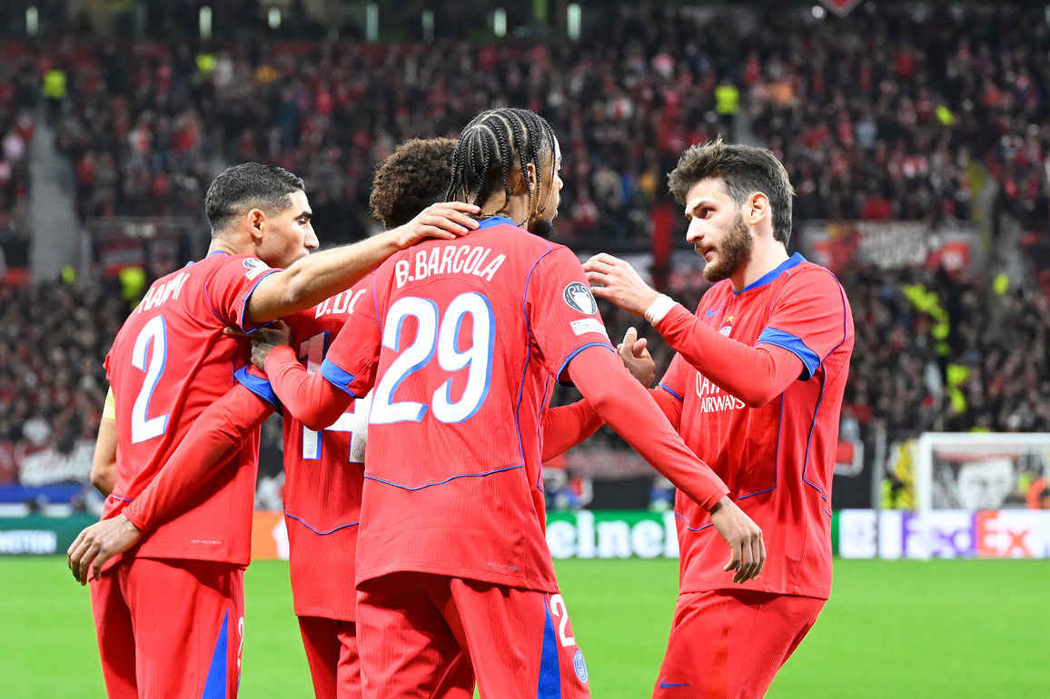 (SP)GERMANY-LEVERKUSEN-FOOTBALL-UEFA CHAMPIONS LEAGUE-LEVERKUSEN VS PSG