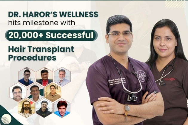 Dr. Haror's Wellness Hits a Milestone with 20,000+ Successful Hair Transplant Procedures