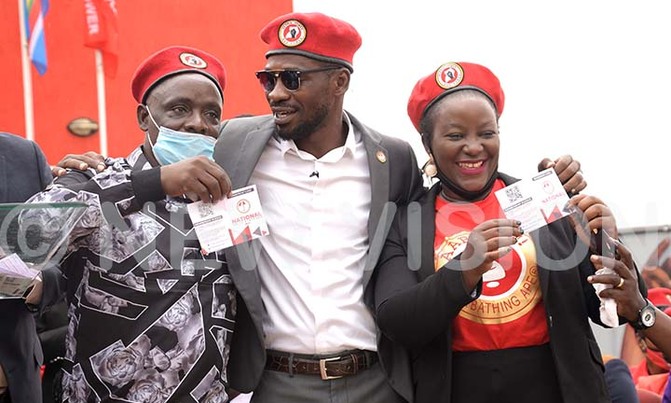 Bobi Wine calls for support from artists Bobi Wine calls for support from artists