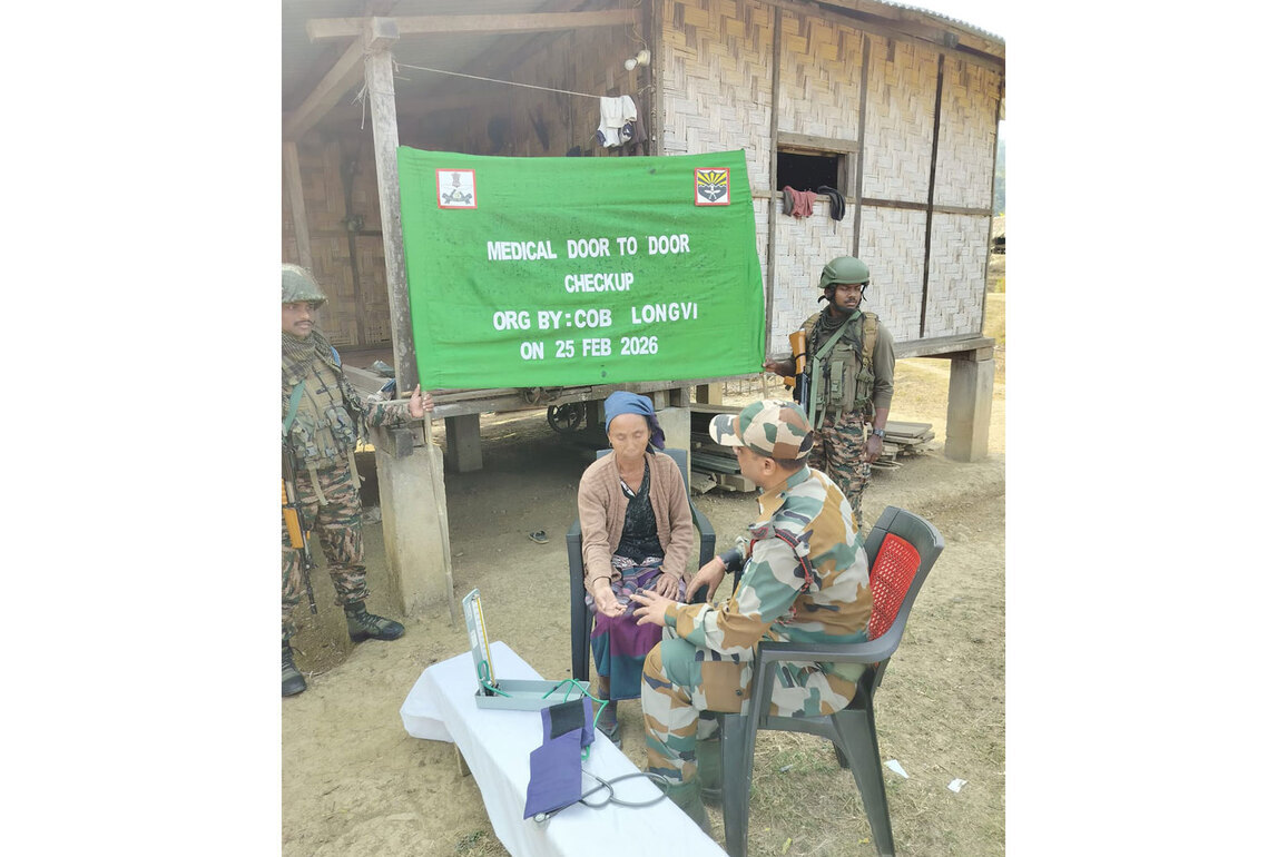 Arunachal Pradesh: Assam Rifles conducts door-to-door medical check-up at Changlang