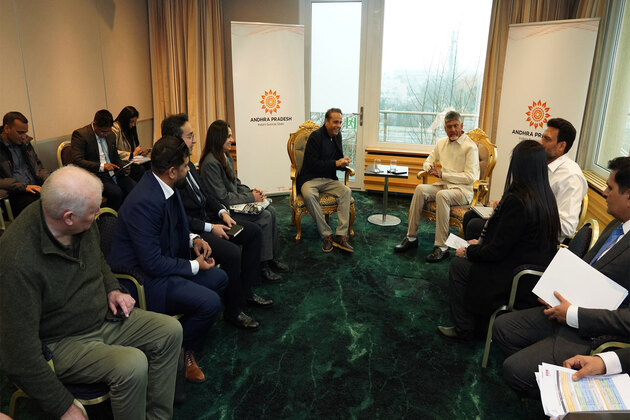 Chandrababu Naidu meets Eros Innovations team in Zurich to discuss AI initiatives for Andhra Pradesh